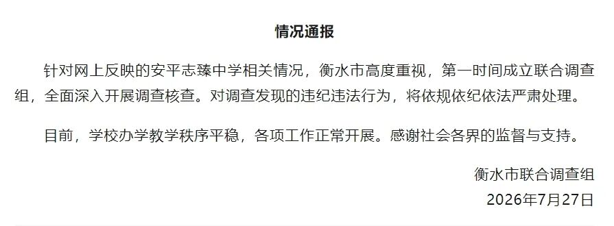 衡水志臻中学债务危机引热议!联合调查组深夜发通报,2元买走8亿股权真相大揭秘